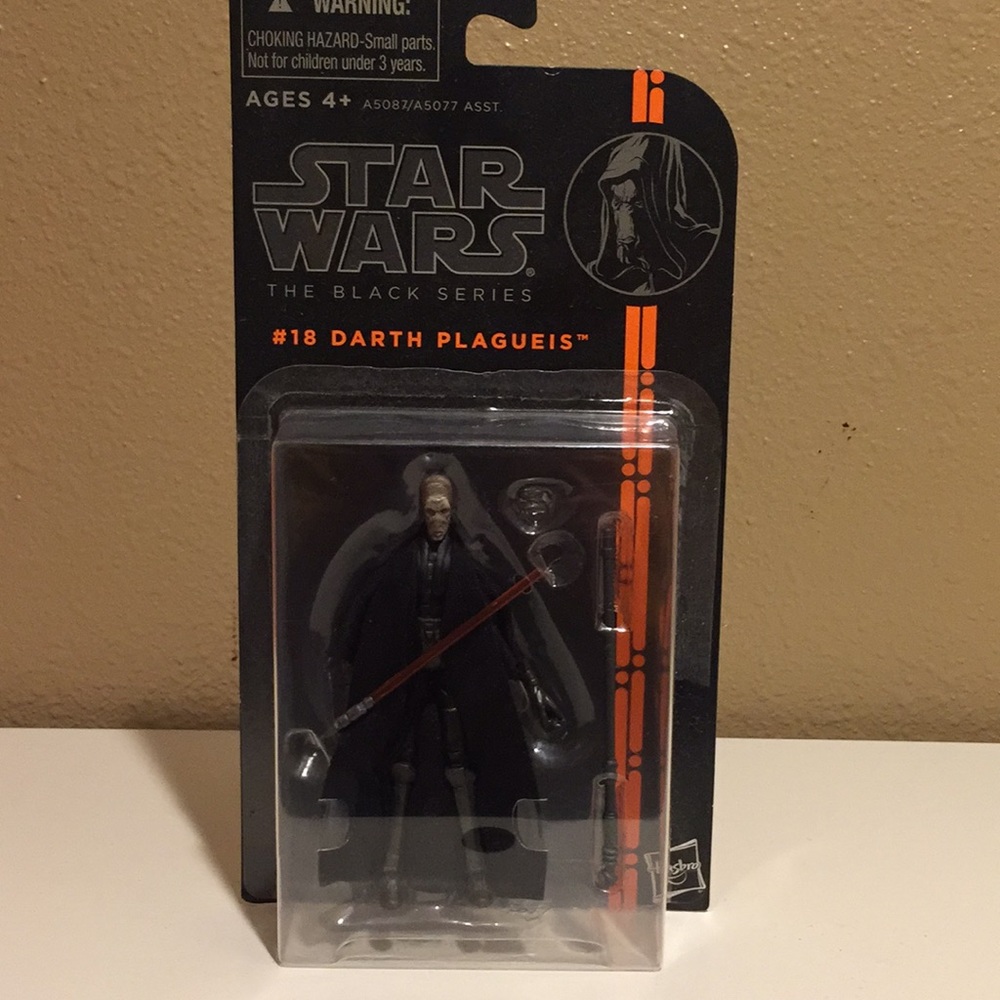 Very rare Star Wars black series Darth Plagueis